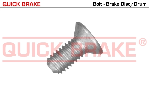 Bolt, brake disc